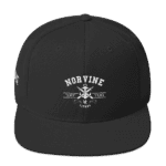 Anchor Black Snapback Hat
