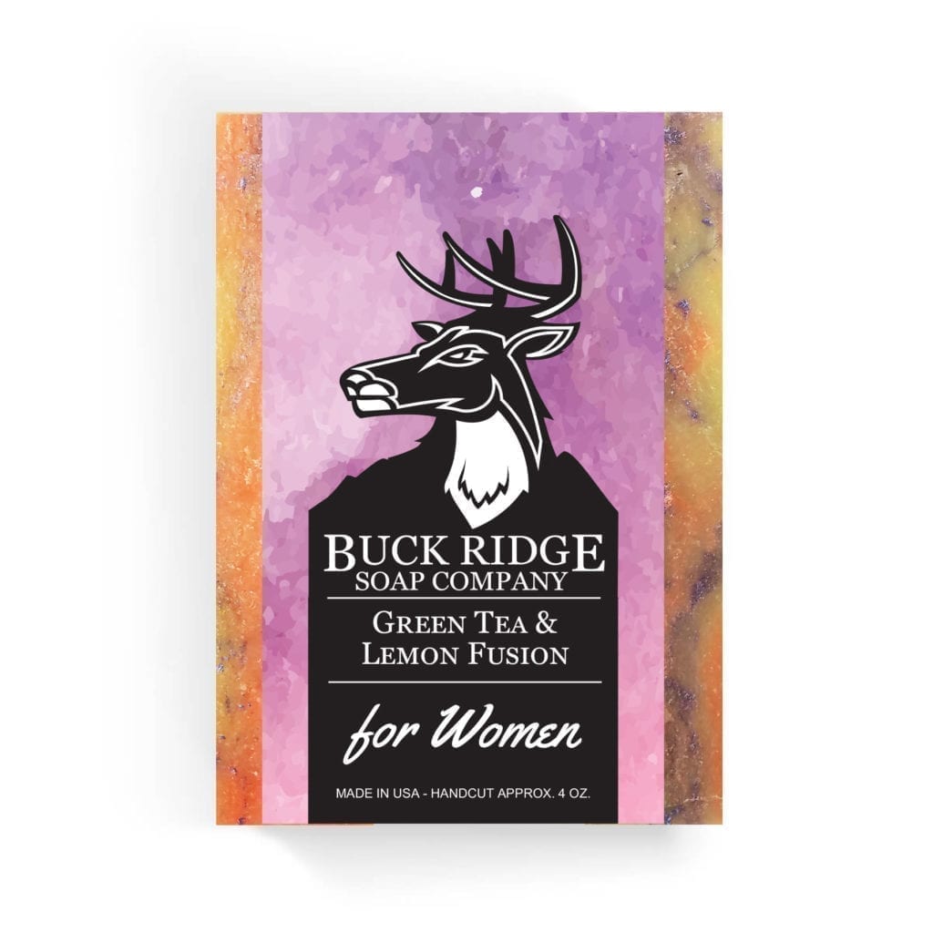 Buck Ridge Green Tea and Lemon Fusion Handmade Soap