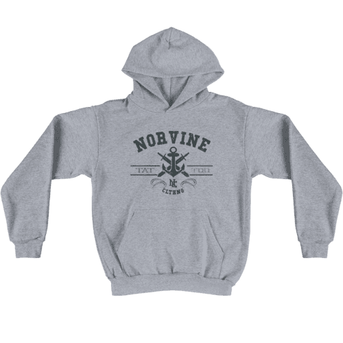 Norvine Tattoo Anchor Hoodie