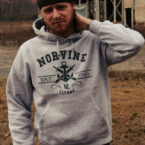 Tattoo Anchor Hoodie Norvine