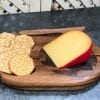 Cheese Board with Cheese and Crackers