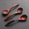3 Spoons - 3PC Coffee Spoon Wooden Spoon Bamboo Kitchen Cooking Utensil Tool Soup Tea Spoon