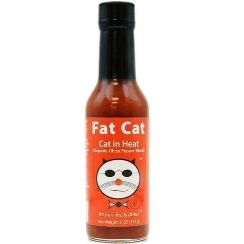 Fat Cat Cat In Heat Chipotle-Ghost Pepper Blend Hot Sauce