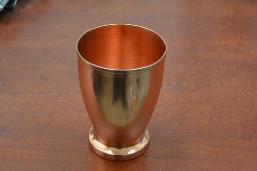 Handmade Genuine Copper Drinking Glass Cup