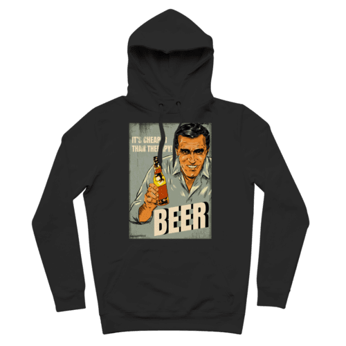 Cheers Premium Adult Hoodie Charcoal