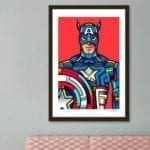 Captain America Framed Wall Art