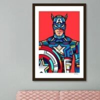 Captain America Framed Wall Art