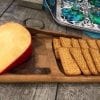 Cheese and Crackers on Cheese Board