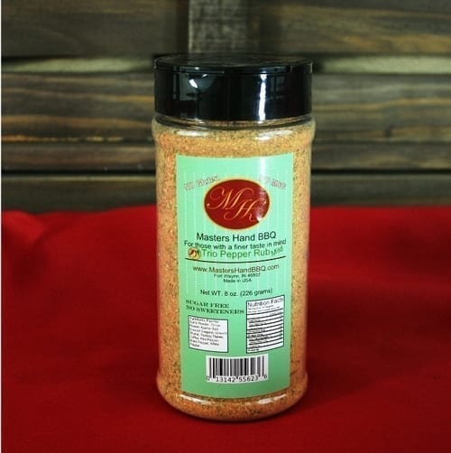 Trio Pepper Rub Mild Jar 8oz