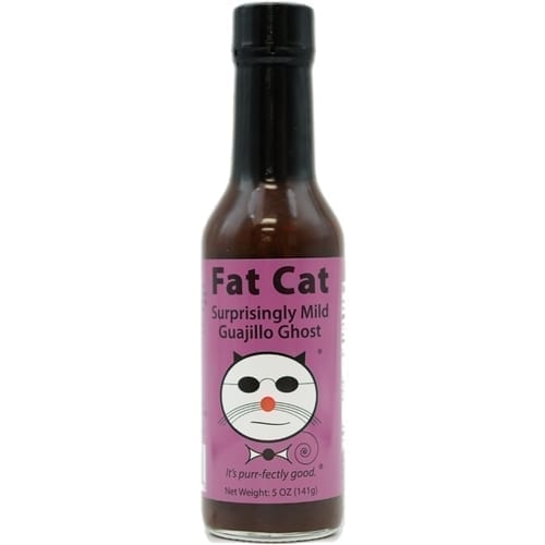Fat Cat Surprisingly Mild Guajillo Ghost: Tex-Mex Hot Sauce & Marinade