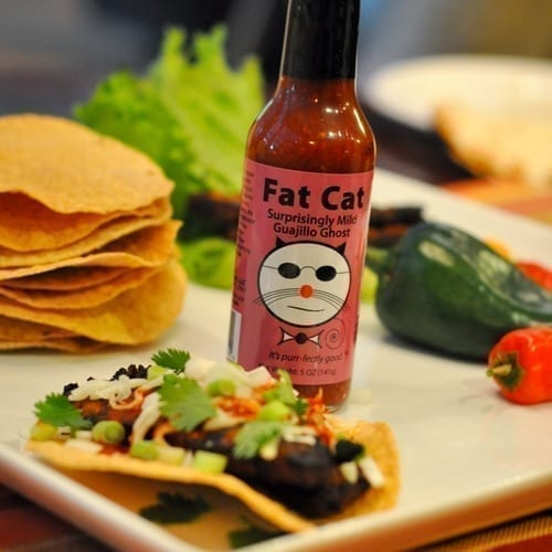 Fat Cat Surprisingly Mild Guajillo Ghost: Tex-Mex Hot Sauce & Marinade