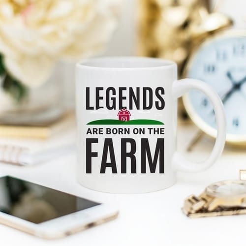 Legends are born on the FARM Mug