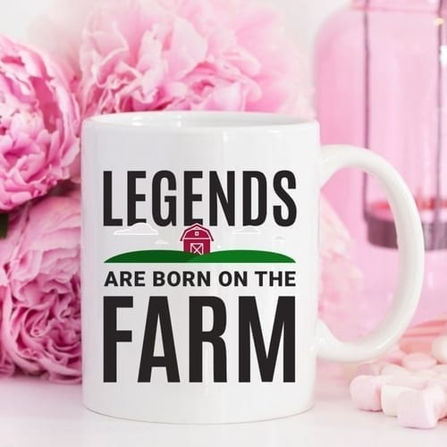 Legends are born on the FARM Mug