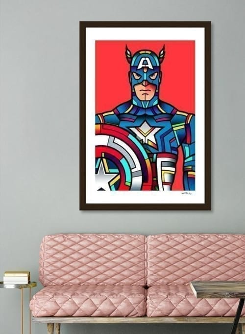 Captain America Wall Art