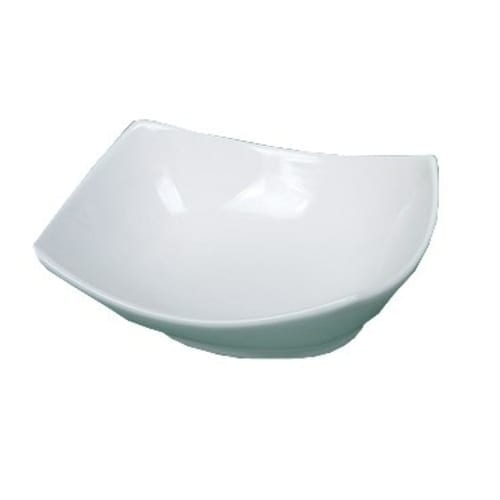 Yanco Porcelain Rectangular Salad Bowl - 24 Count
