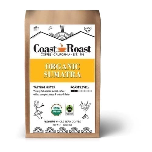 Sumatra Whole Bean Organic Coffee Single Origin