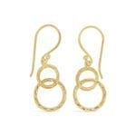 Infinity Circles French Hook Dangles