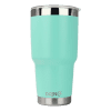 DRINCO® 30oz Insulated Tumbler Spill Proof Lid w/2 Straws (Teal)
