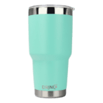 DRINCO® 30oz Insulated Tumbler Spill Proof Lid w/2 Straws (Teal)