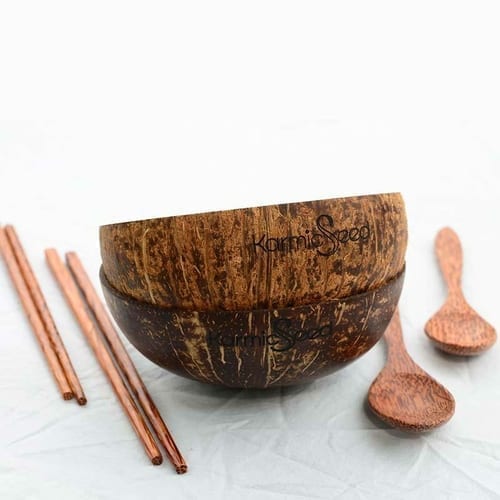 Handmade Coconut Bowl Set