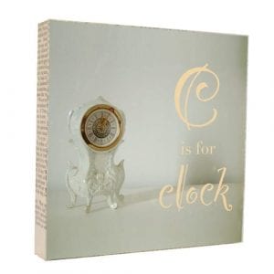 C is for Clock 5x5 Art Block