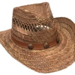 Natural Stain Cowboy Hat