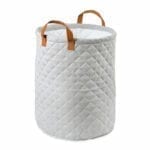 Foldable Cloud Storage-Bin Fabric Basket
