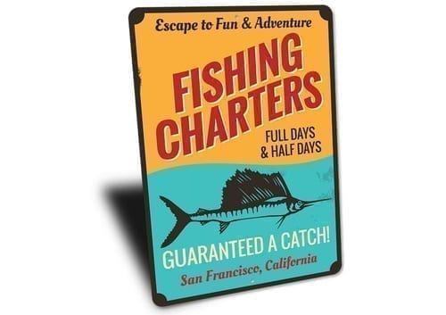 Fishing Charters Sign