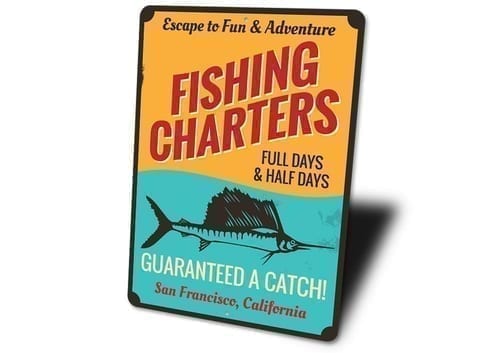 Fishing Charters Sign