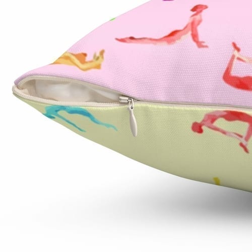 Yoga Sanctuary Square Pillow