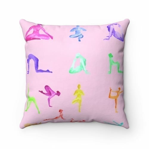 Yoga Sanctuary Square Pillow