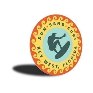 Sun Sand Surf Key West Sign