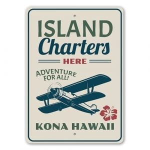 Island Charters Aviation Sign