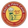 Man Cave Cold Drinks Good Times Sign