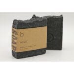 Rebel Soap - Sandalwood + Bourbon Scented Charcoal Soap with Pumice