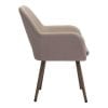 Taupe Sunproof Fabric Dining Chair