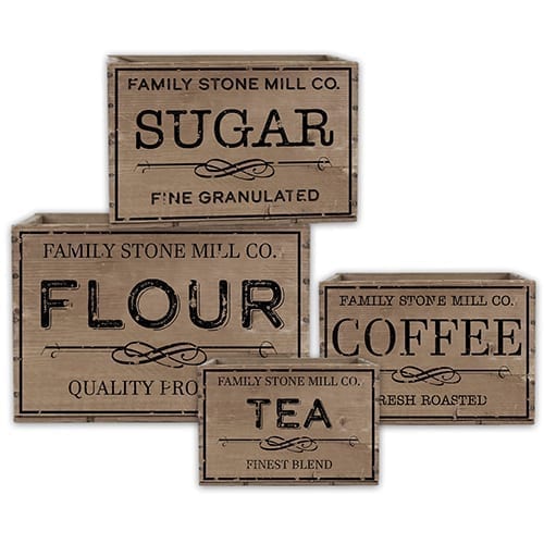 Vintage Kitchen: Stone Mill Advertising Boxes (4 boxes)