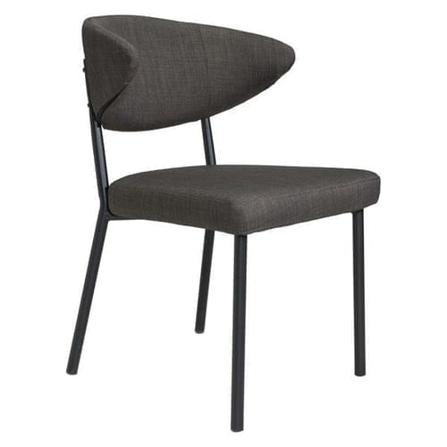 22" X 23.2" X 31.9" Black Poly Dining Chair