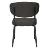 22" X 23.2" X 31.9" Black Poly Dining Chair