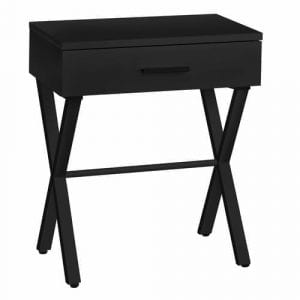 Black Metal Accent Table