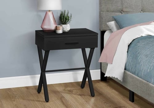 Black Metal Accent Table