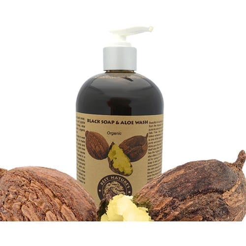 Organic Black Soap & Aloe Wash 8oz/240ml