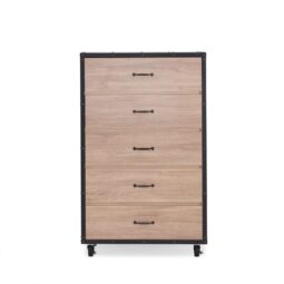 Weathered Light Oak Particle Board Chest