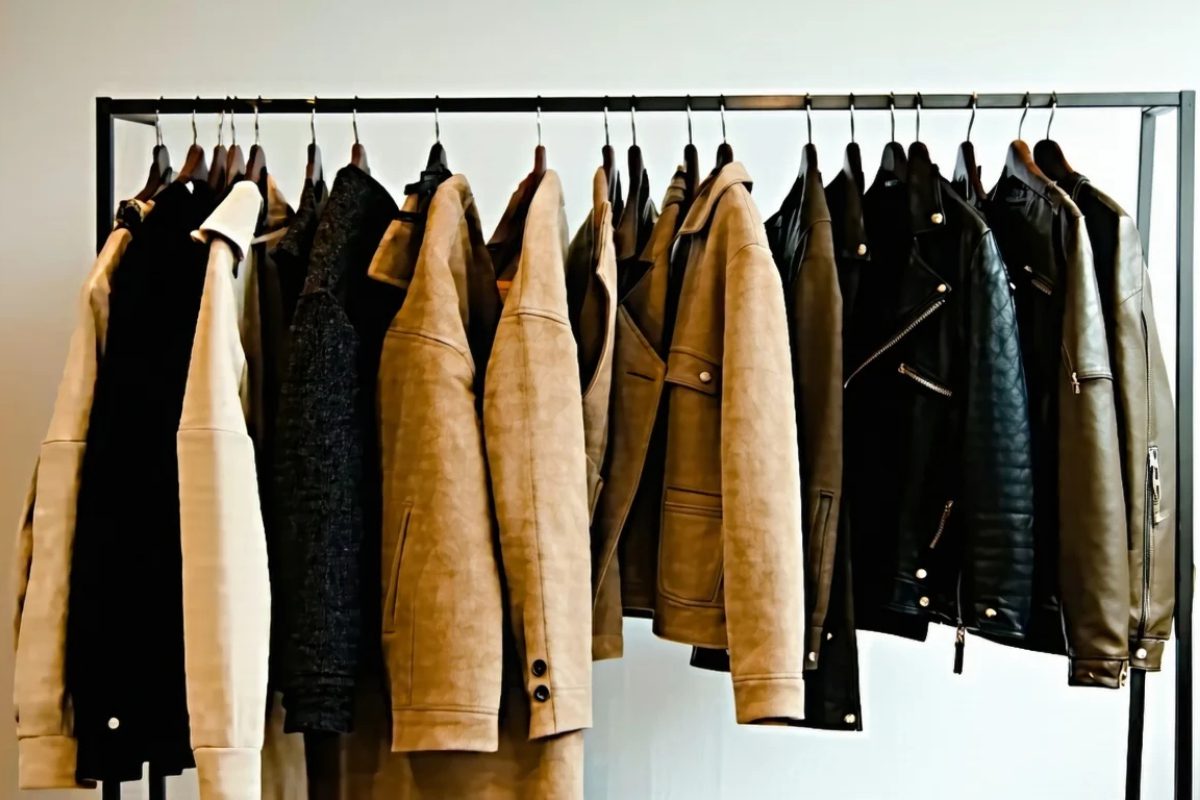 a stylish assortment of coats and jackets