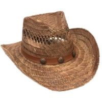 Natural Stain Cowboy Hat