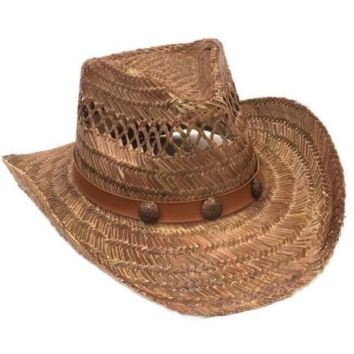 Natural Stain Cowboy Hat