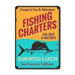 16 x 24 Fishing Charters Sign