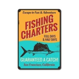 12 x 18 Fishing Charters Sign