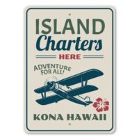 Island Charters Aviation Sign