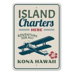 24 x 36 Island Charters Sign